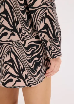 Chemise de nuit tissée en satin