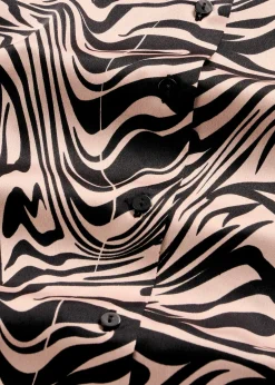 Chemise de nuit tissée en satin