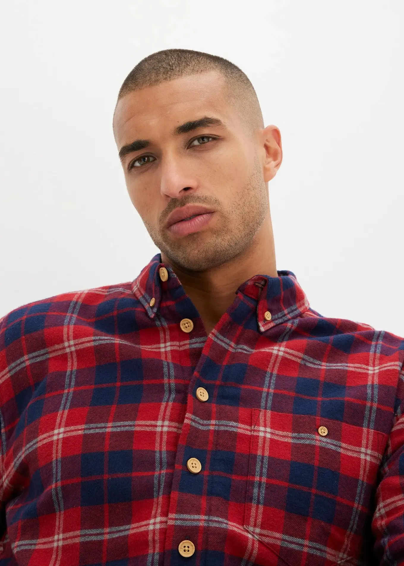 Chemise en flanelle avec doublure polaire