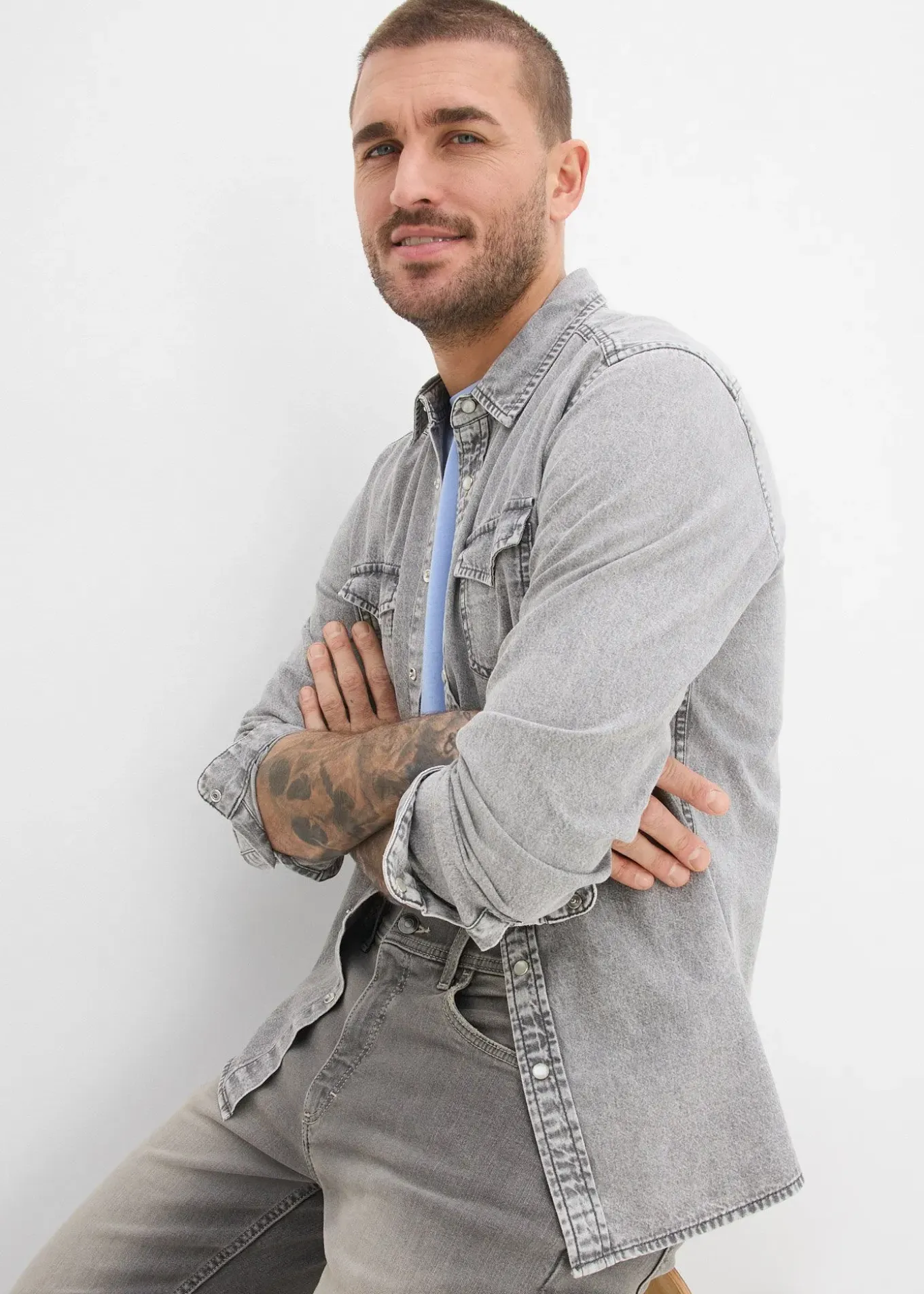 Chemise en jean 100% coton