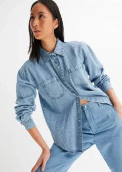 Chemise en jean oversize