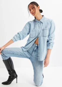Chemise en jean oversize