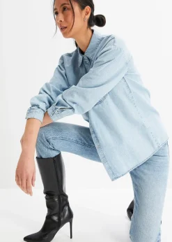 Chemise en jean oversize