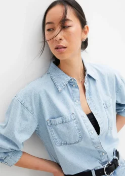 Chemise en jean oversize