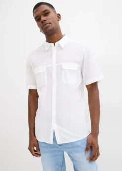 Chemise manches courtes 100% coton