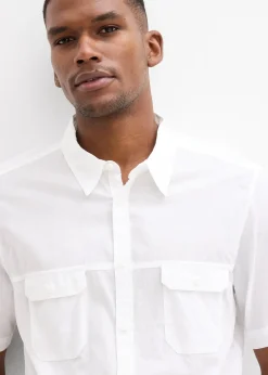 Chemise manches courtes 100% coton