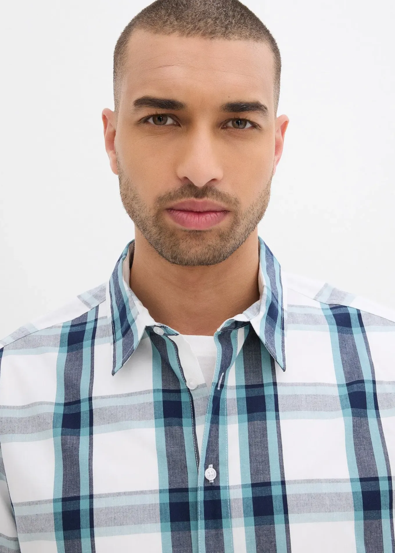 Chemise manches courtes 100% coton