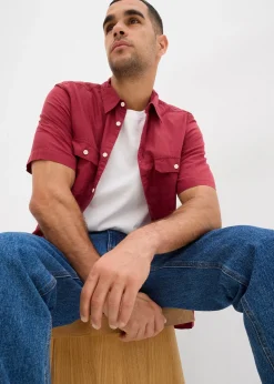 Chemise manches courtes 100% coton