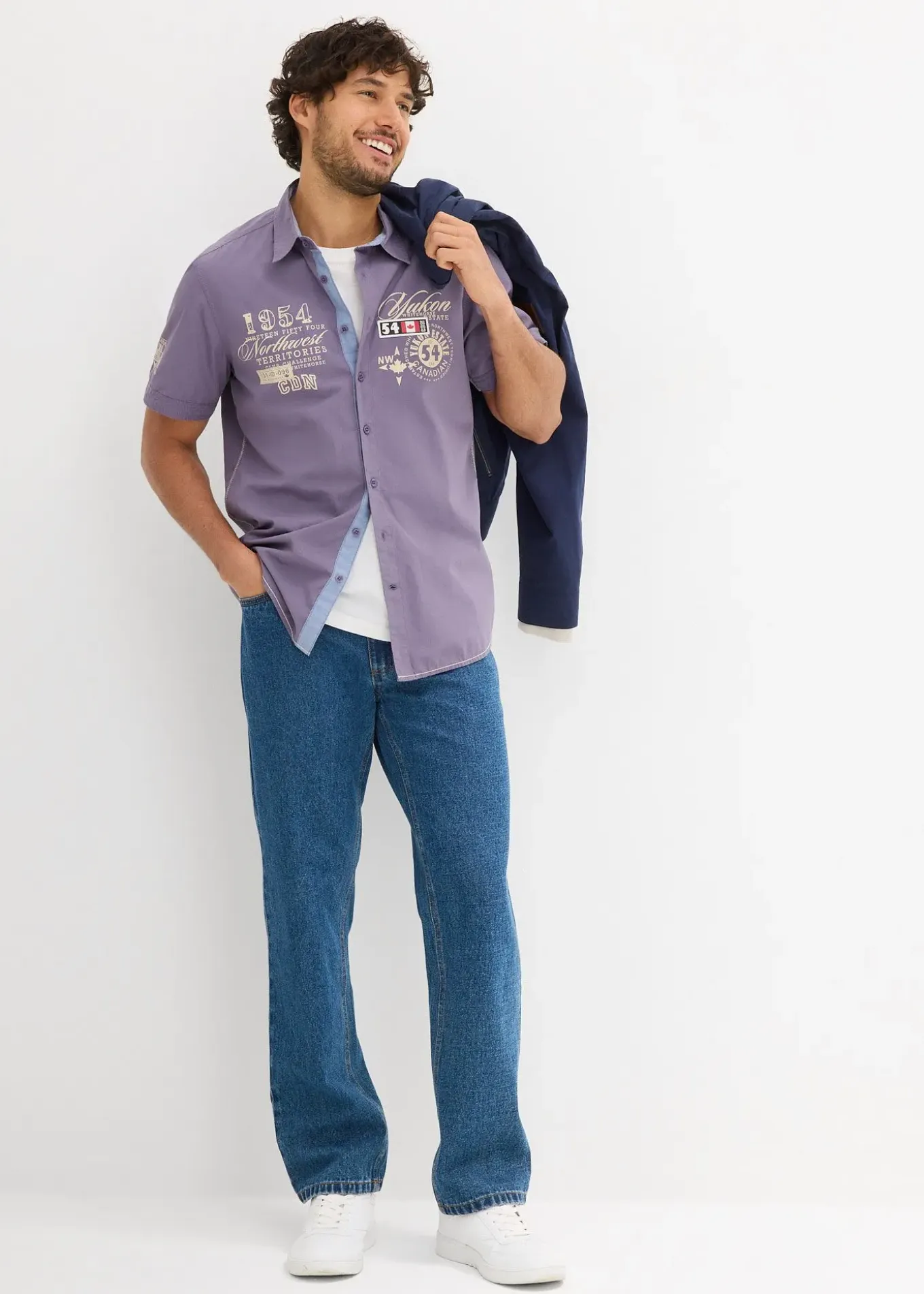 Chemise manches courtes à imprimé