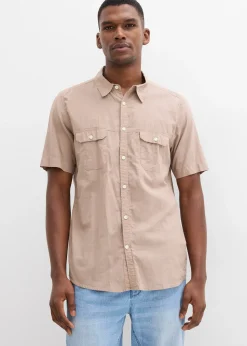 Chemise manches courtes 100% coton