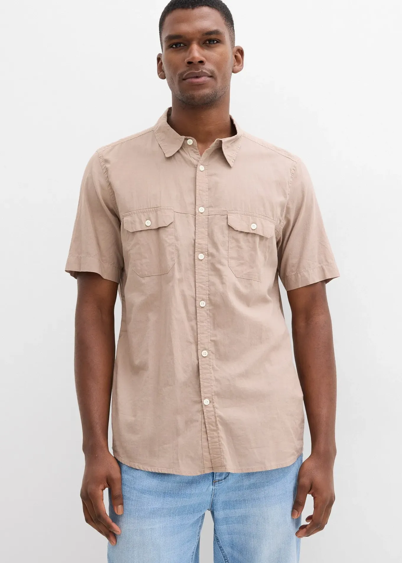 Chemise manches courtes 100% coton