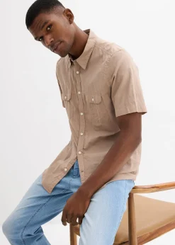 Chemise manches courtes 100% coton