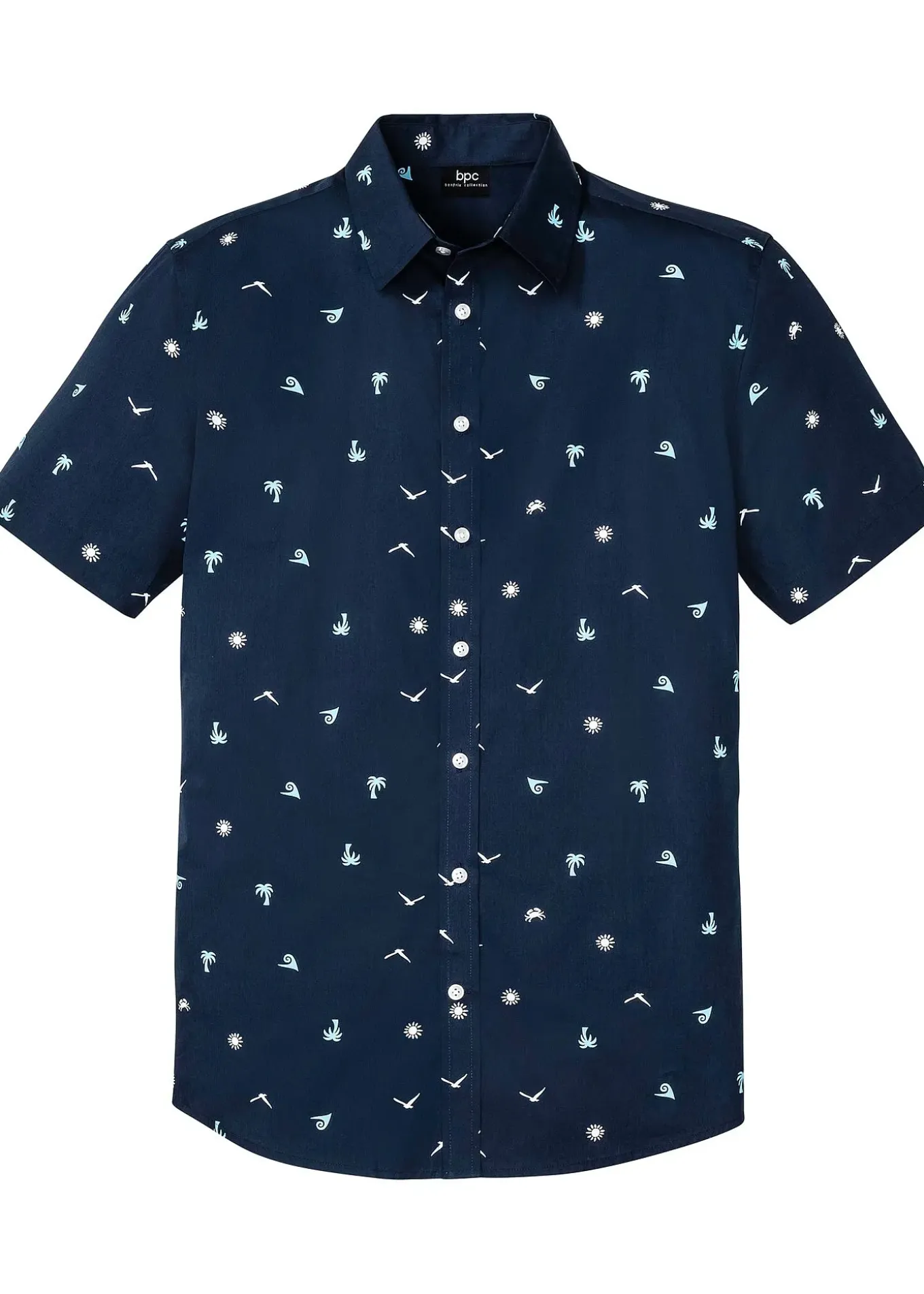 Chemise manches courtes 100% coton