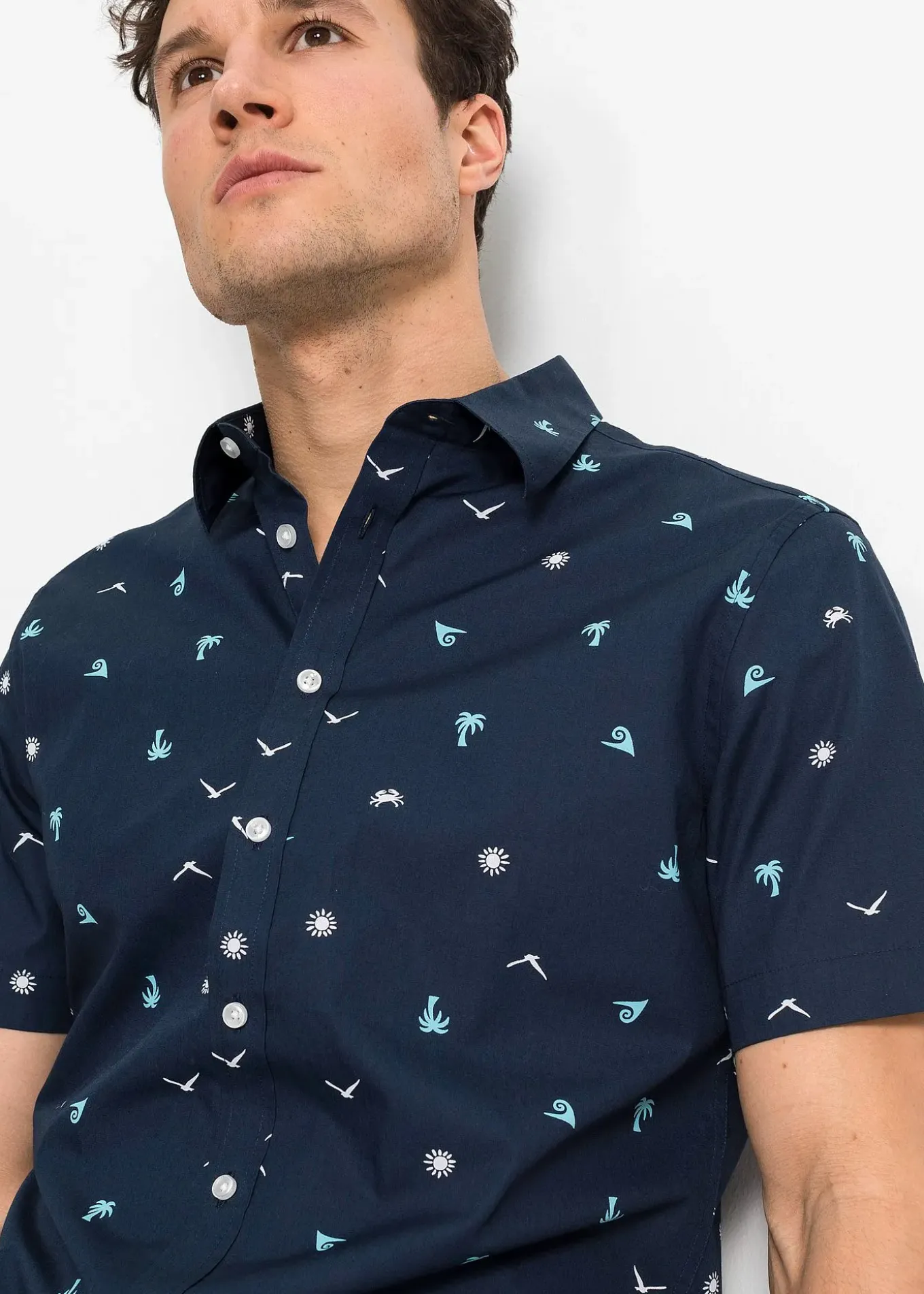 Chemise manches courtes 100% coton