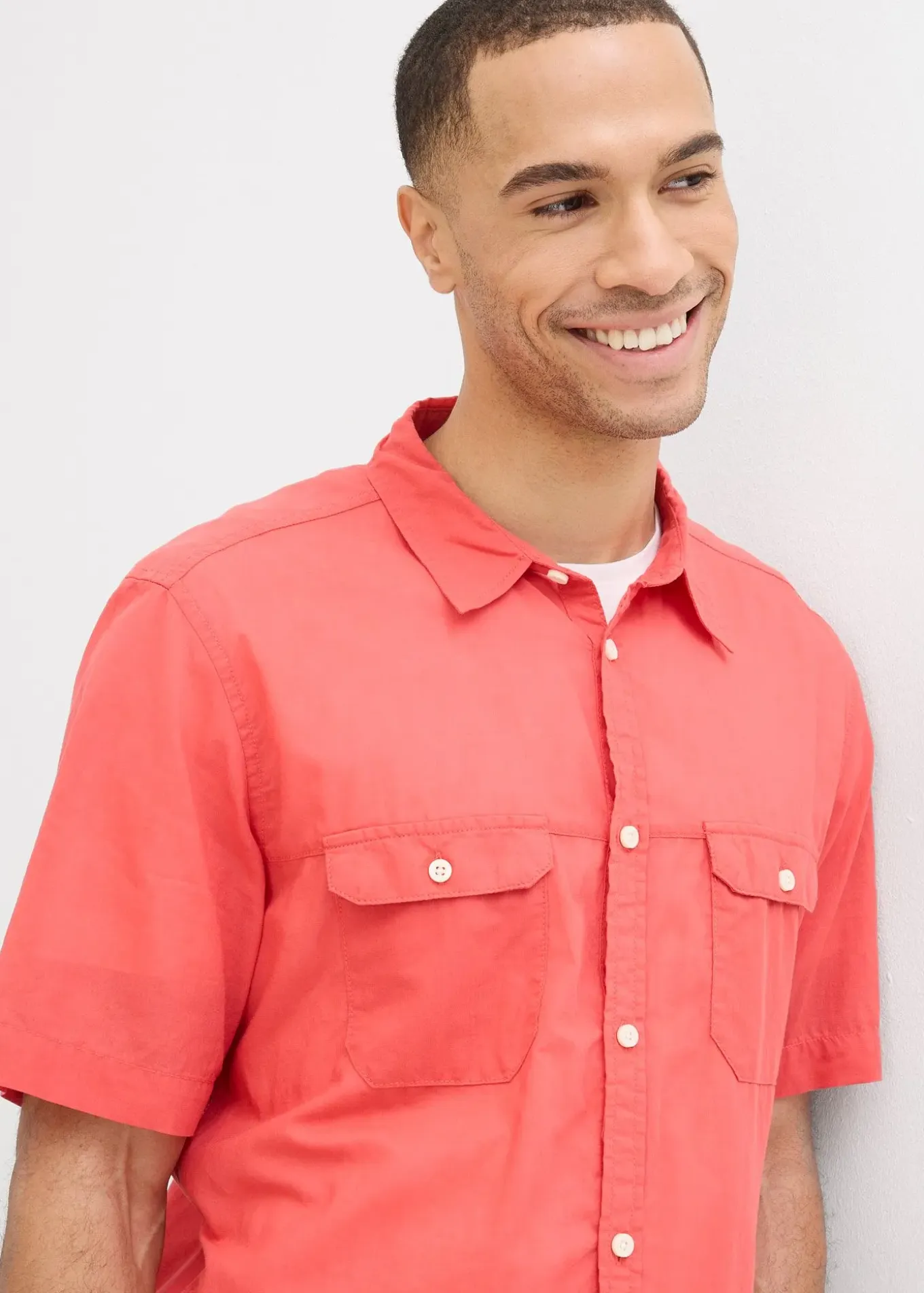 Chemise manches courtes 100% coton