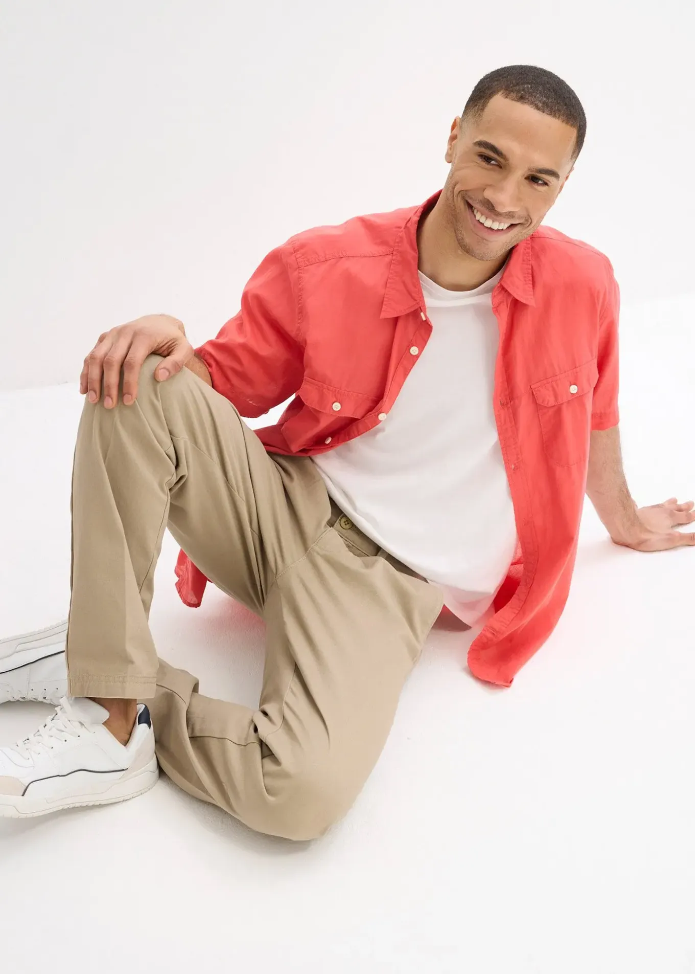 Chemise manches courtes 100% coton