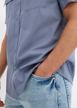 Chemise manches courtes 100 % coton