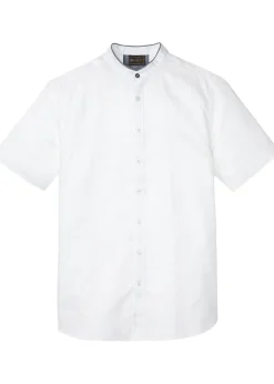 Chemise manches courtes 100% lin
