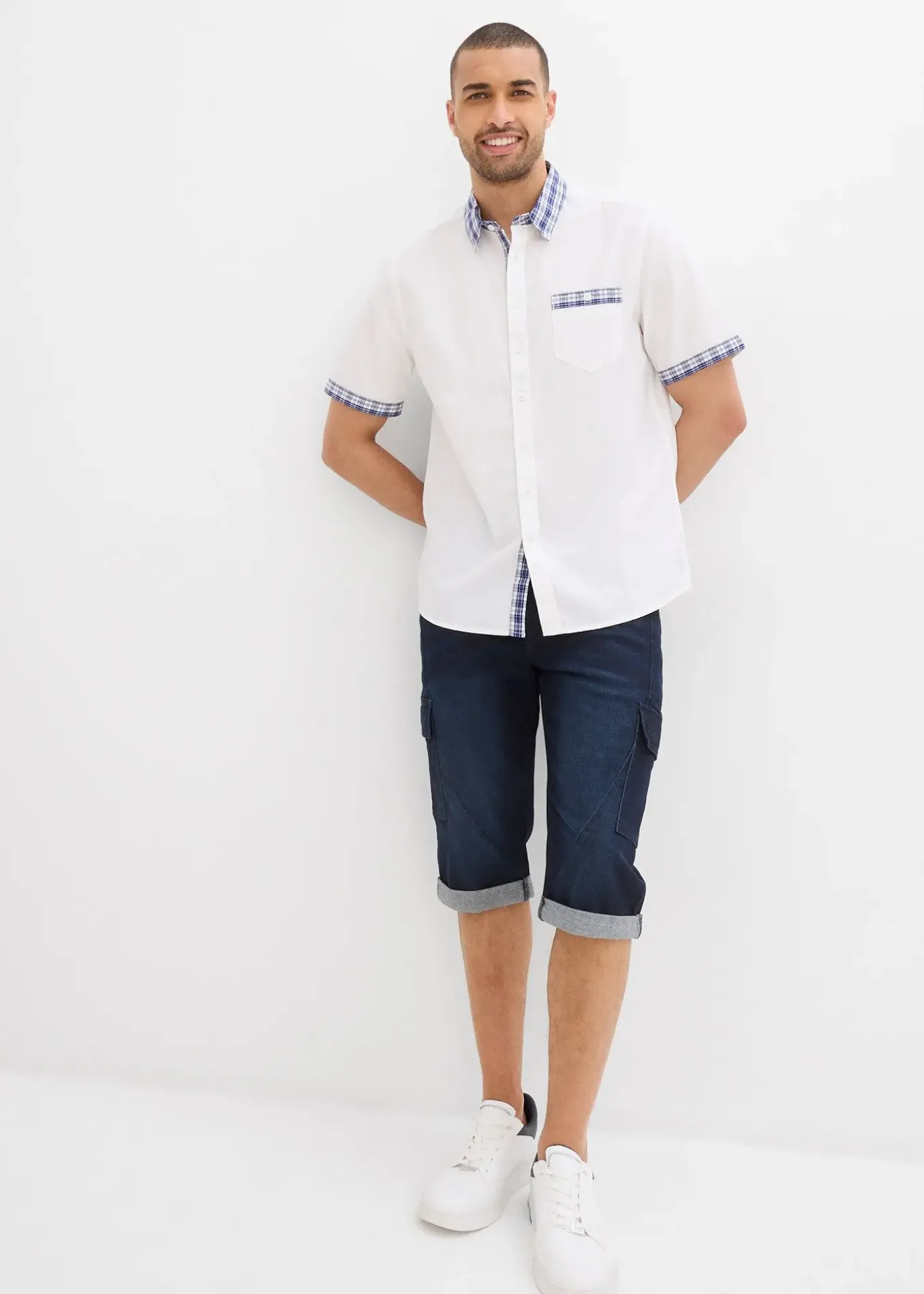 Chemise manches courtes 100% coton