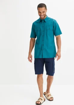 Chemise manches courtes 100 % coton