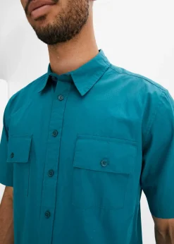 Chemise manches courtes 100 % coton