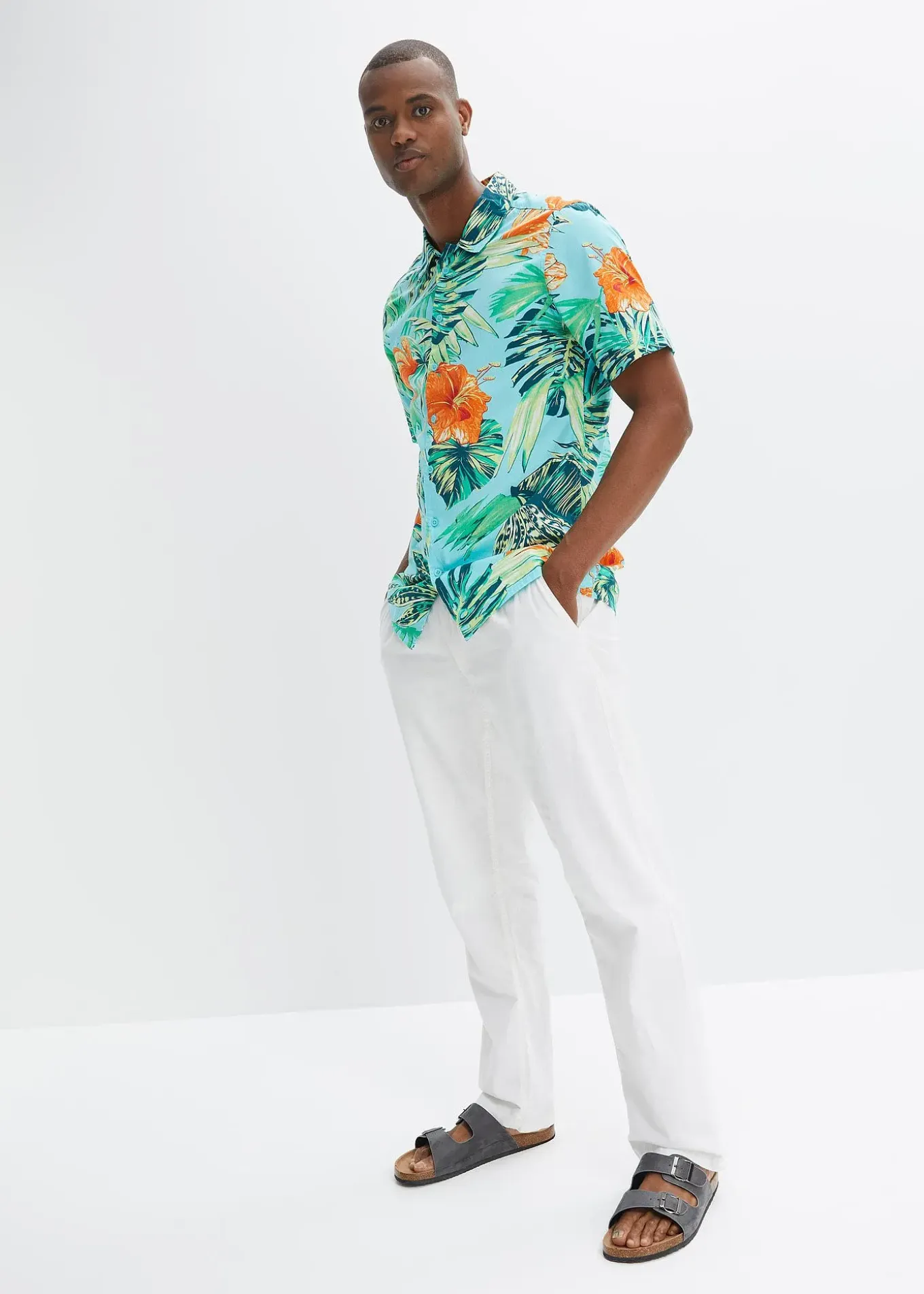 Chemise manches courtes 100% coton