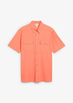 Chemise manches courtes 100 % coton