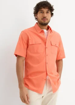 Chemise manches courtes 100 % coton