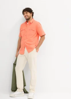 Chemise manches courtes 100 % coton