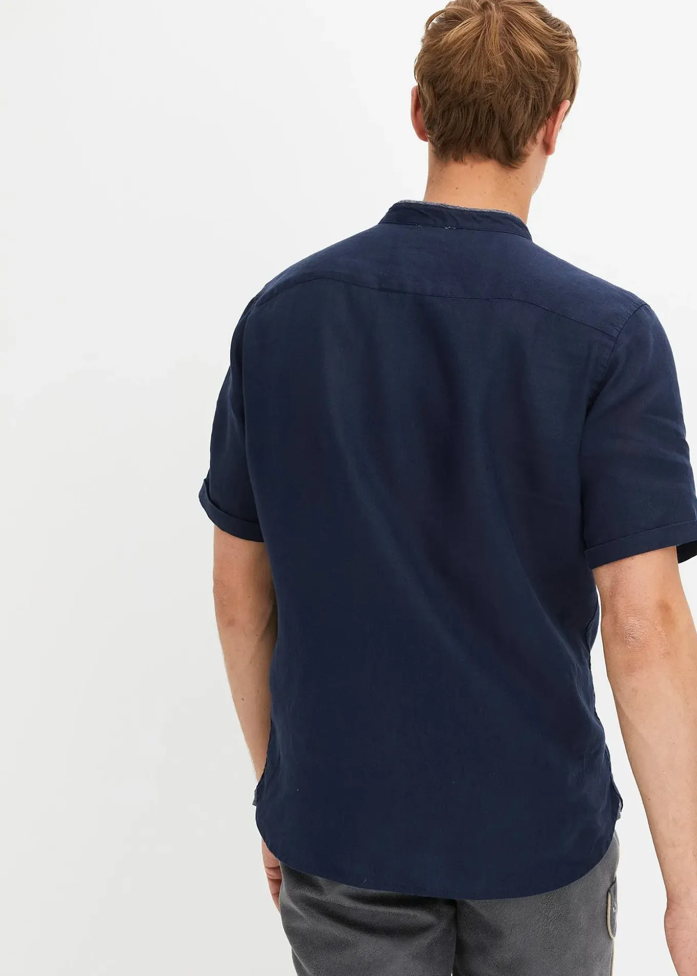 Chemise manches courtes 100% lin