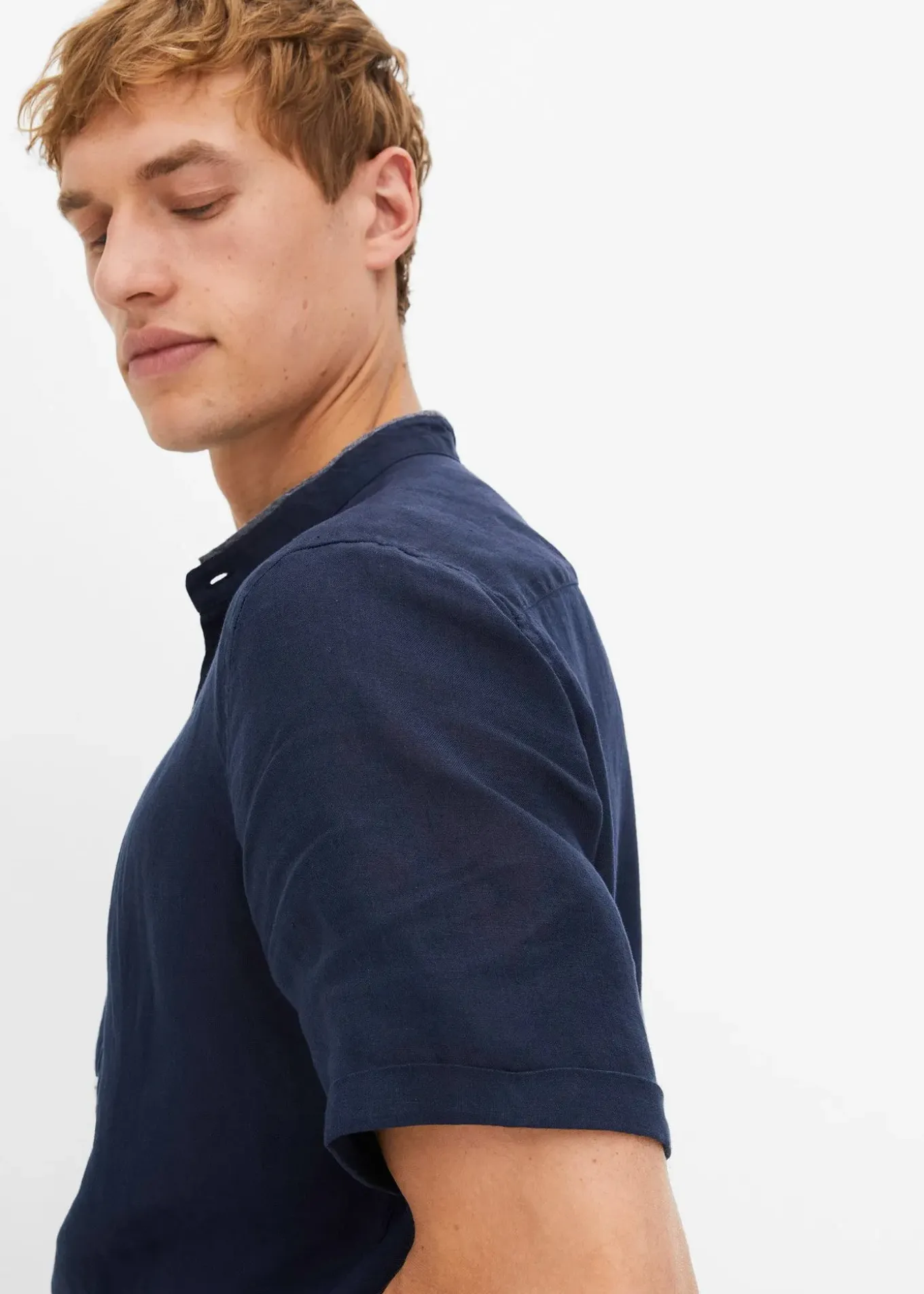 Chemise manches courtes 100% lin