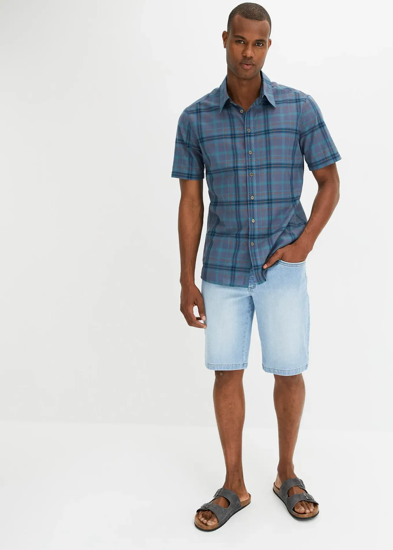 Chemise manches courtes 100% coton