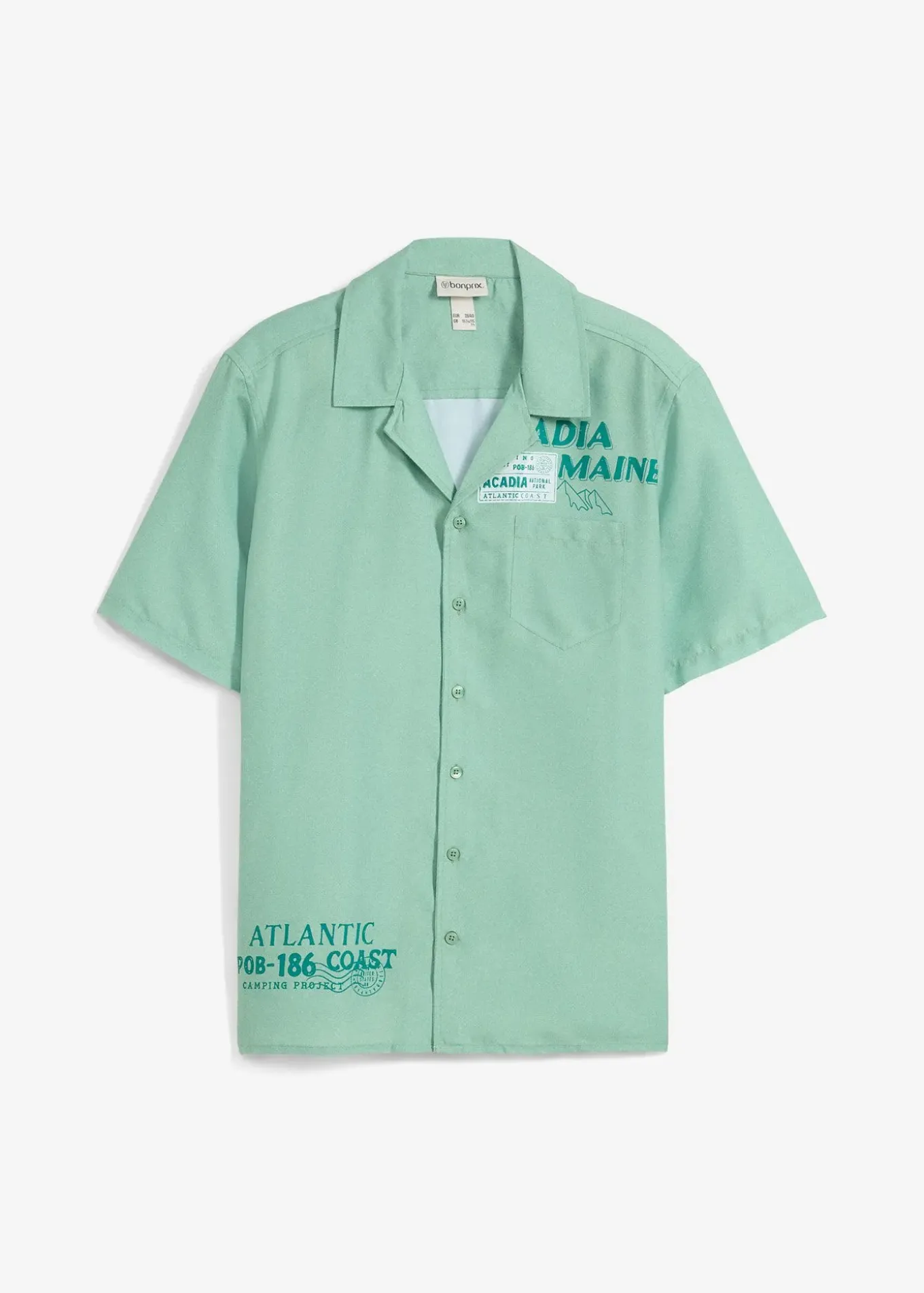 Chemise manches courtes 100% coton