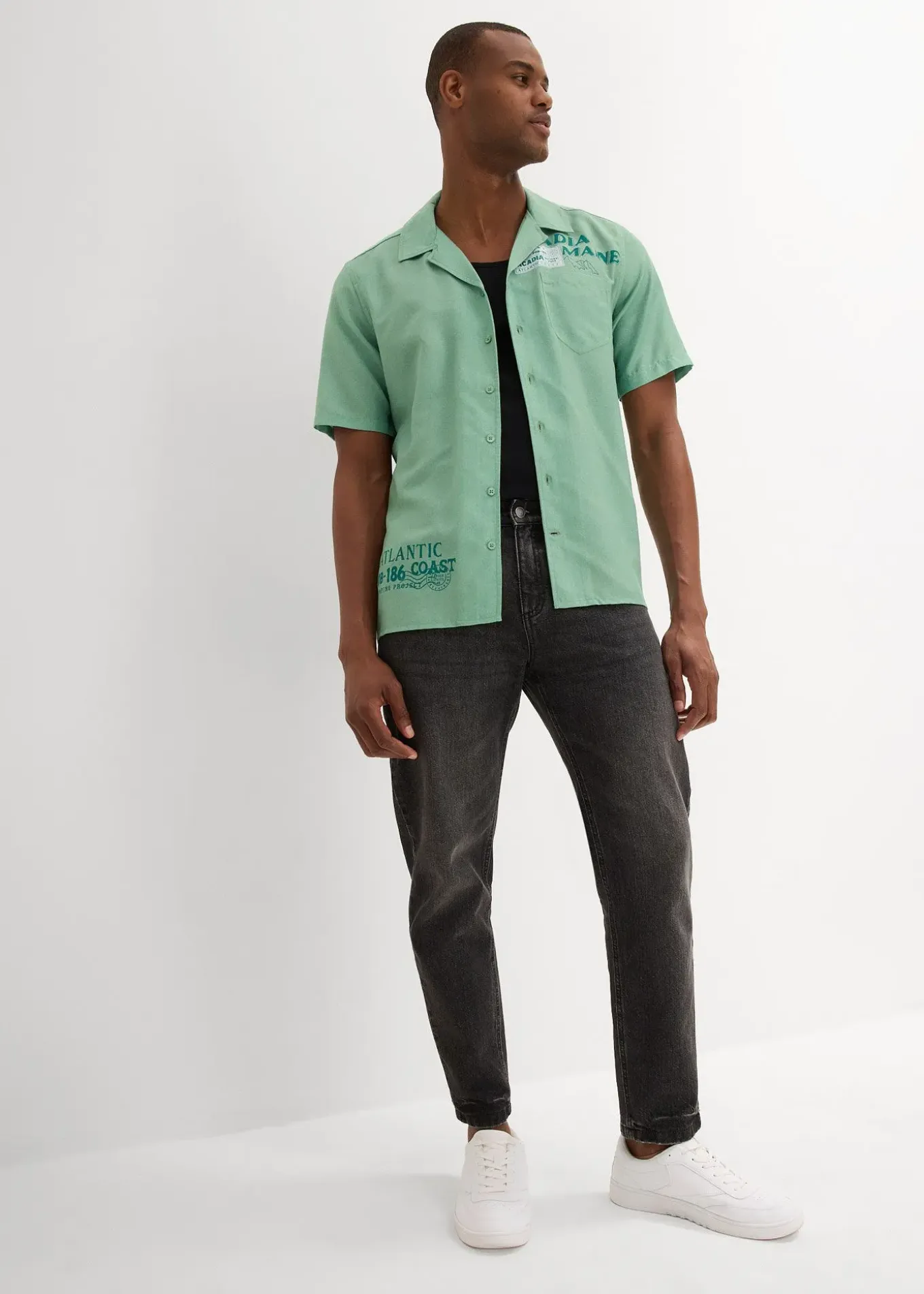 Chemise manches courtes 100% coton