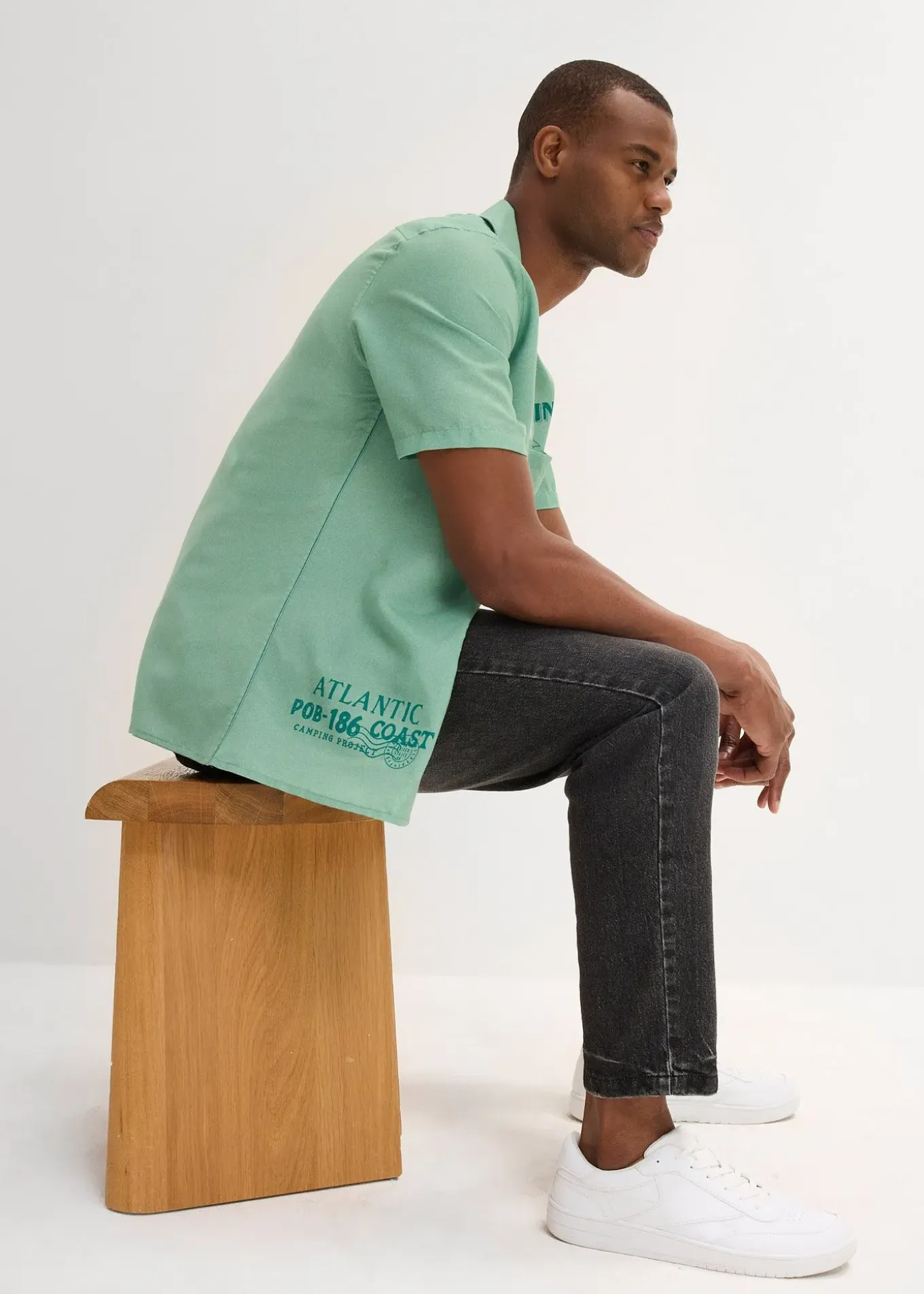 Chemise manches courtes 100% coton