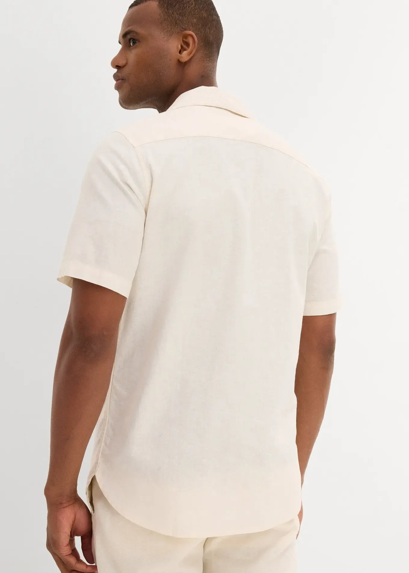 Chemise manches courtes en lin