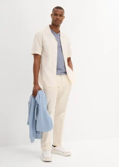 Chemise manches courtes en lin