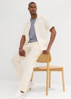 Chemise manches courtes en lin