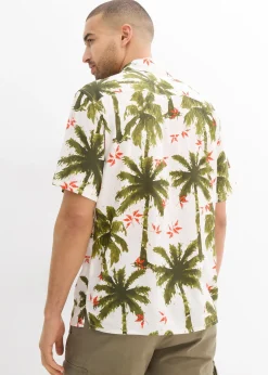 Chemise manches courtes en viscose, loose