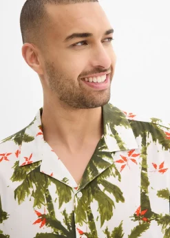 Chemise manches courtes en viscose, loose