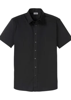 Chemise manches courtes extensible, slim