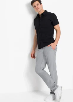 Chemise manches courtes extensible, slim