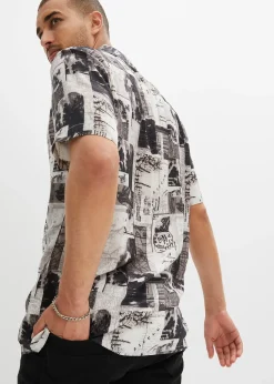 Chemise manches courtes en viscose