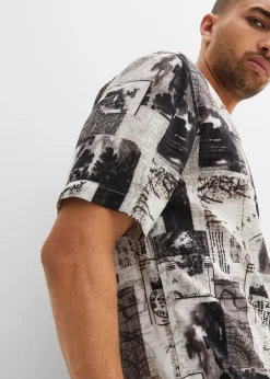 Chemise manches courtes en viscose