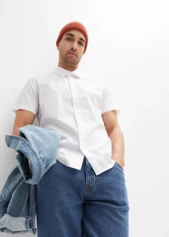 Chemise manches courtes extensible, slim