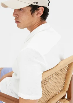 Chemise manches courtes en gaze 100% coton