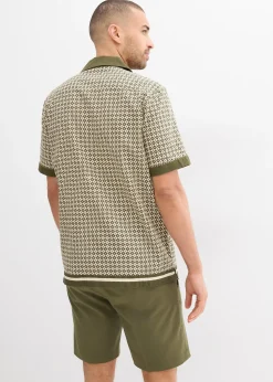 Chemise manches courtes en lin majoritaire