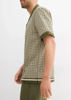 Chemise manches courtes en lin majoritaire