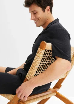 Chemise manches courtes en gaze 100% coton