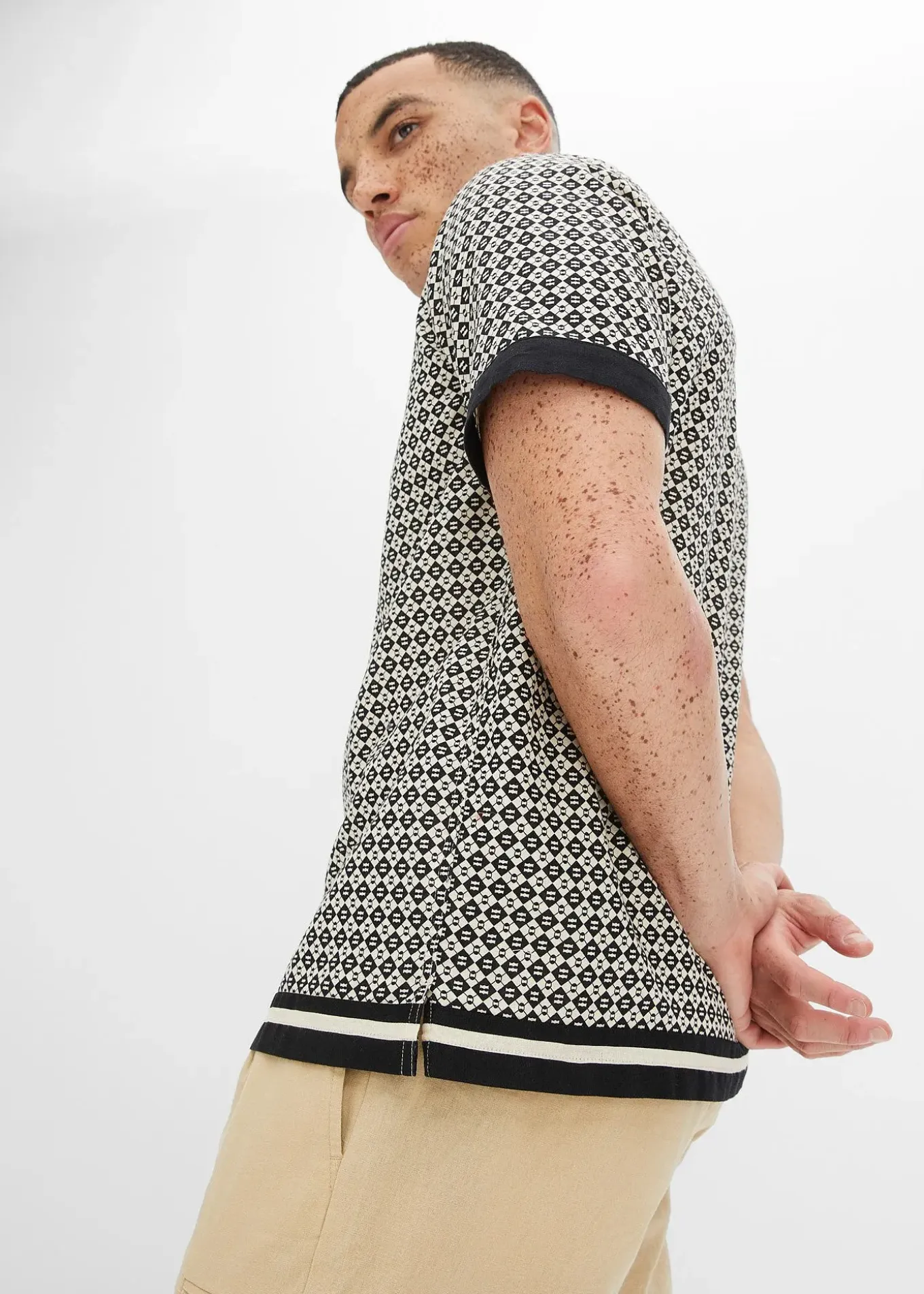 Chemise manches courtes en lin majoritaire